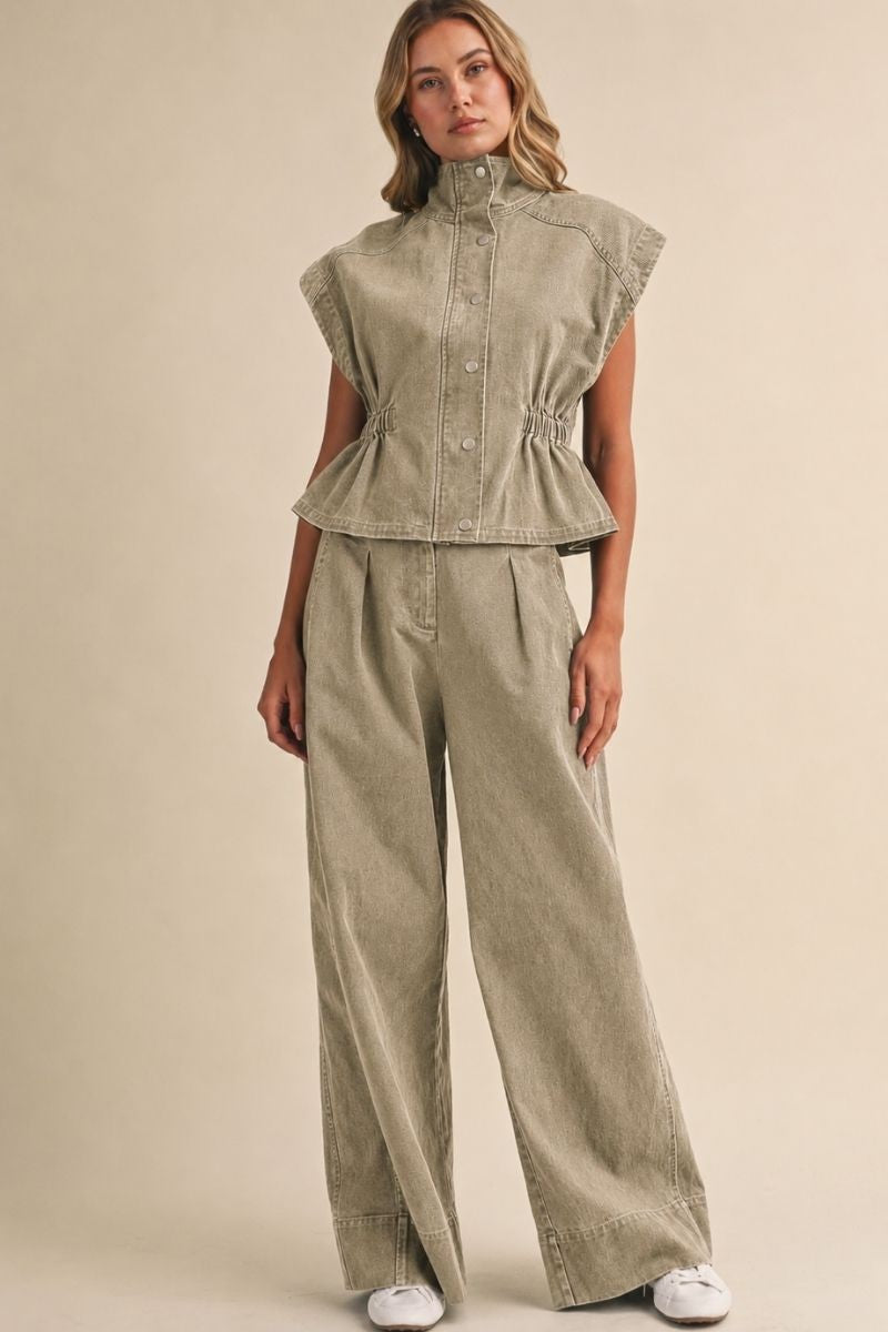 2752 High Collar Denim