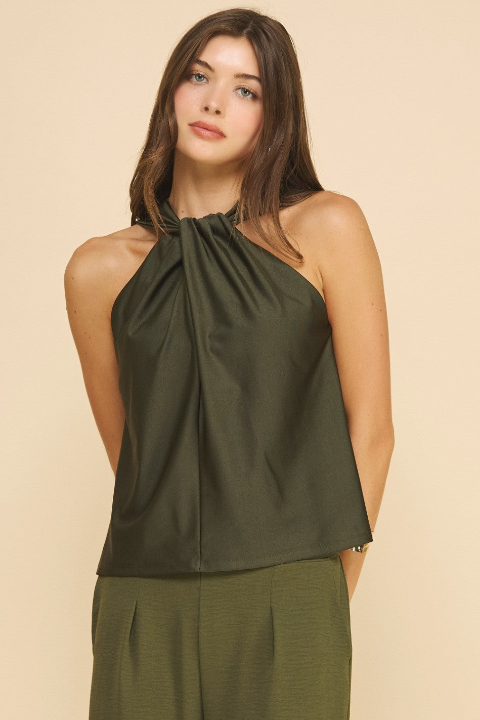2630 Halter Stretch Top