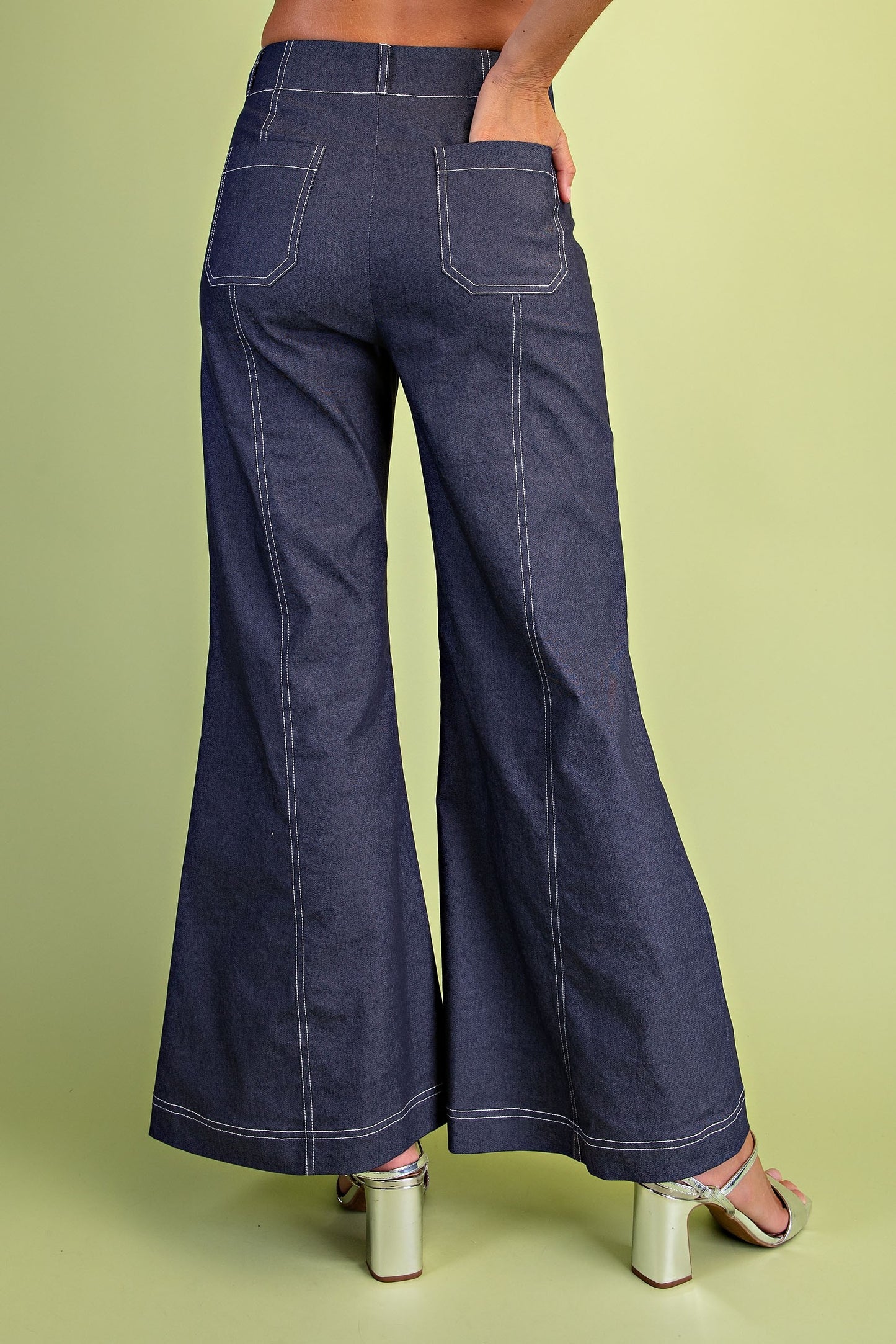 2622 White Stitch Pant