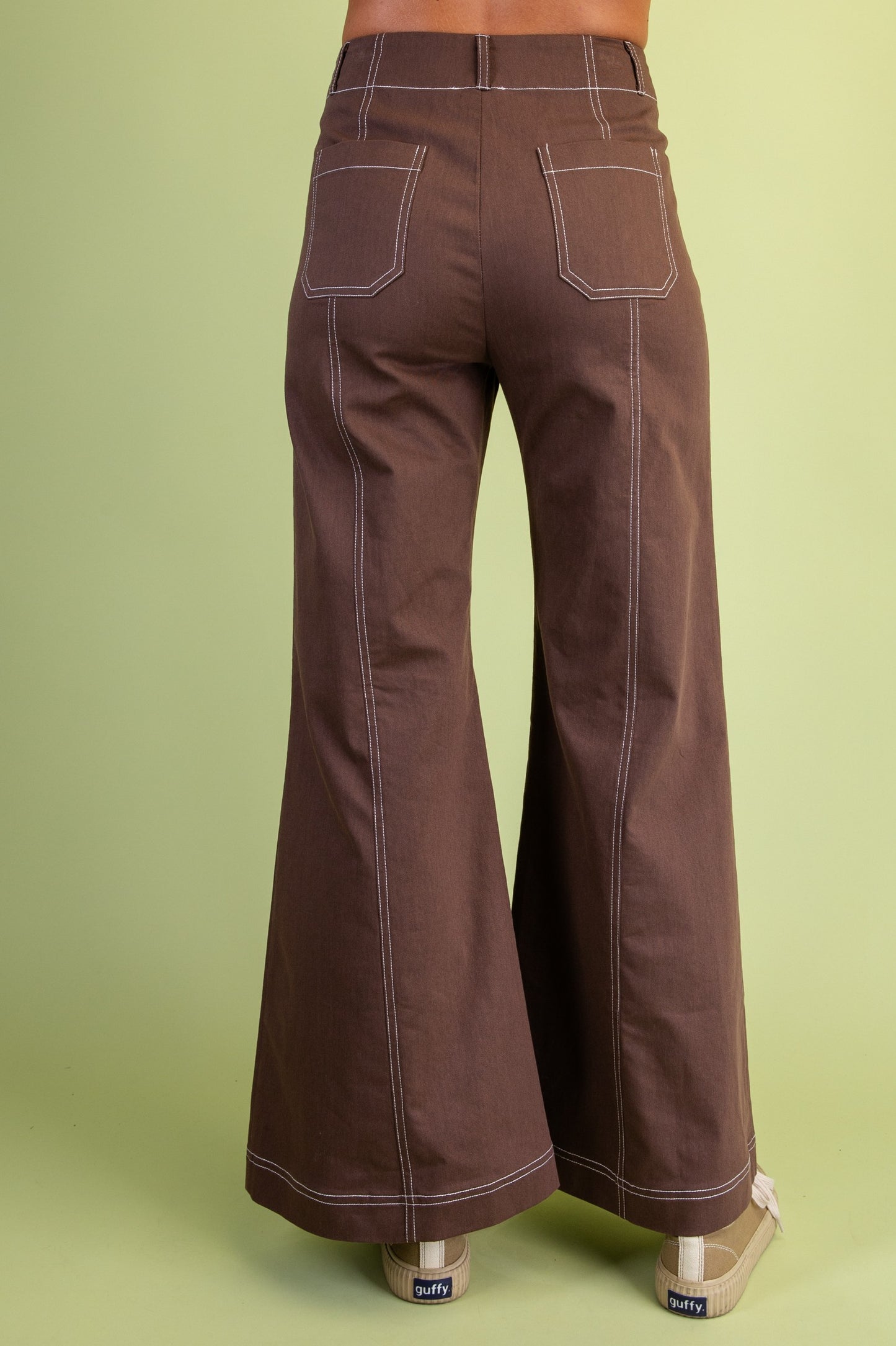 2622 White Stitch Pant