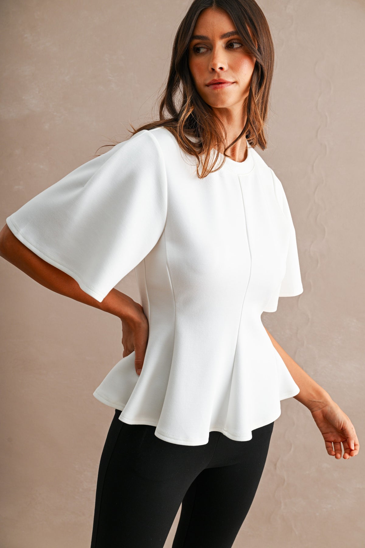 2688 Peplum Shirt