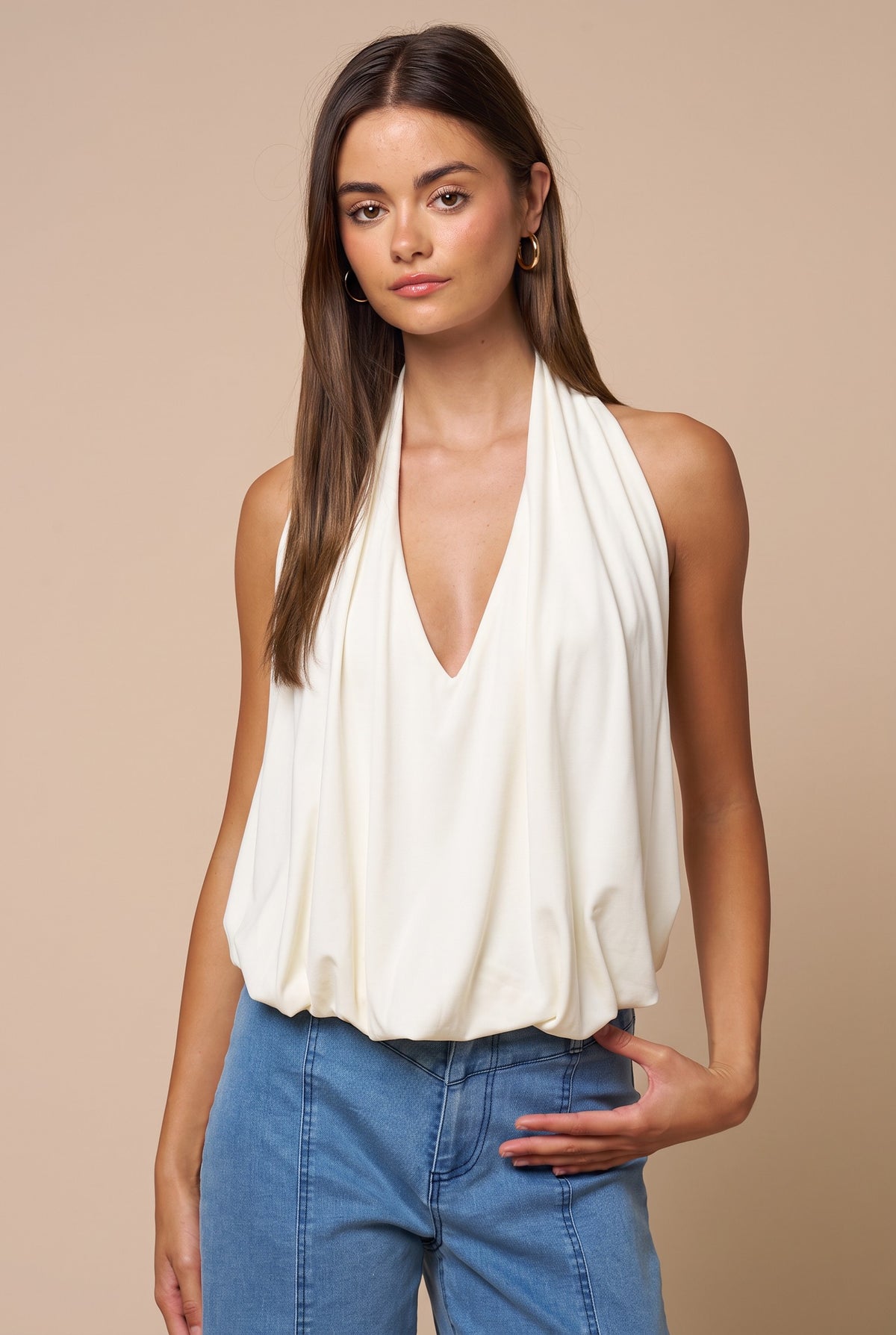 2778 Halter Bubble Top
