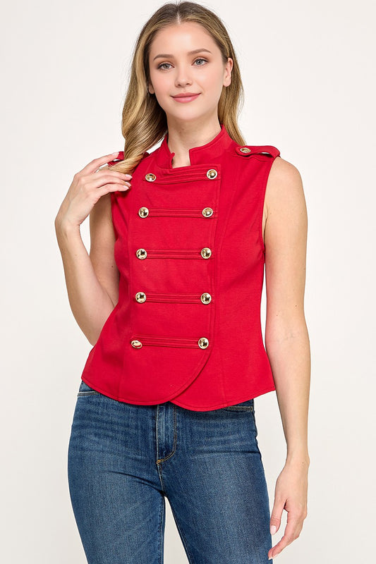 2743 Military Sleeveless Vest