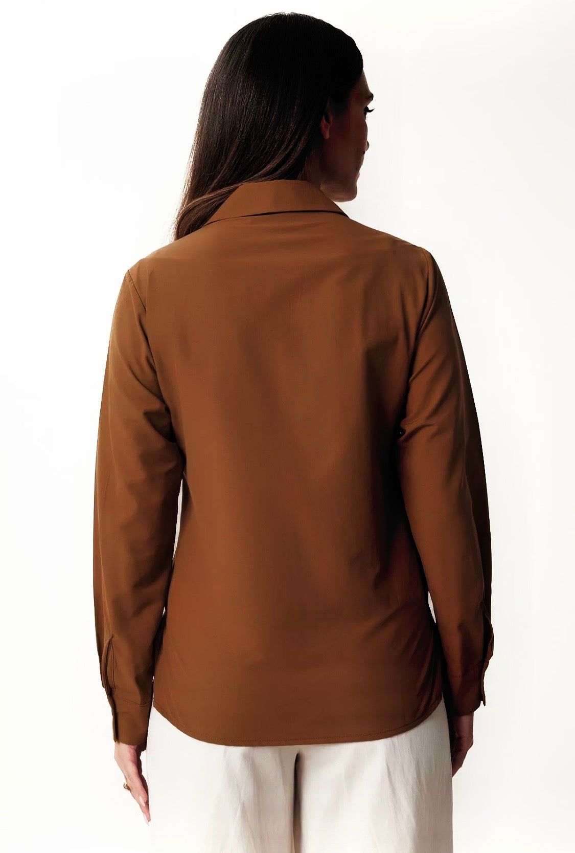 1826 Gold Button Wrap Shirt