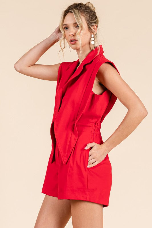 1644 Blazer Denim Romper