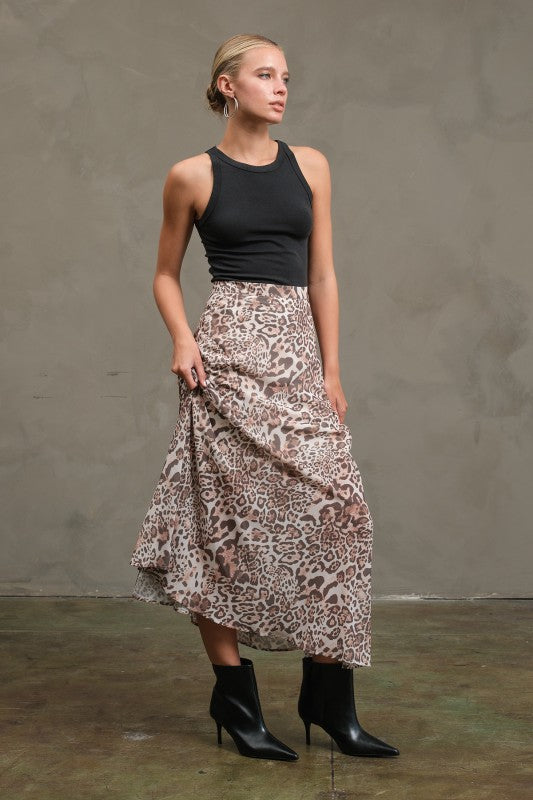1788 Leopard Skirt