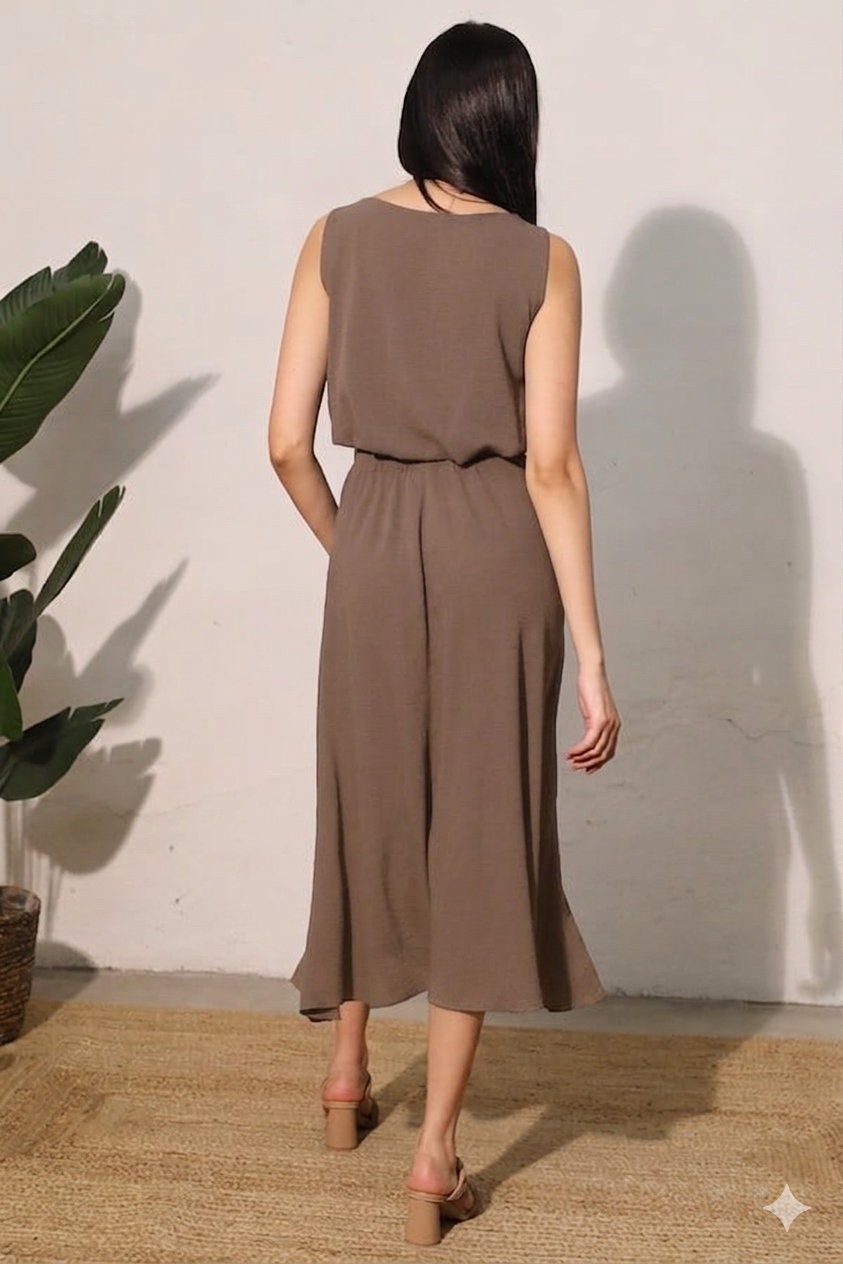 2282 Solid Top & Skirt Set, Do Not Wrinkle