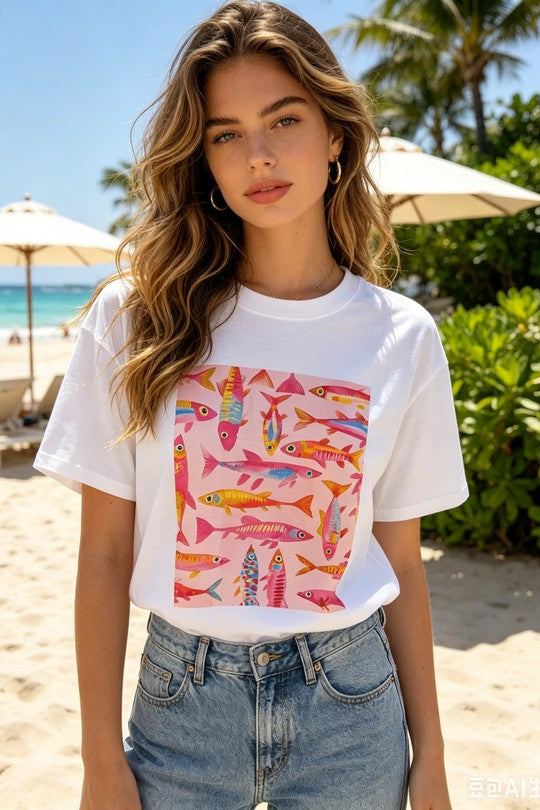 2480 Fish Onesize Italian T-Shirt