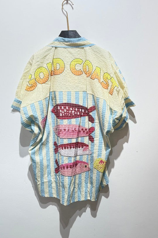2477 Gold Coast Onesize Italian Button Down Shirt