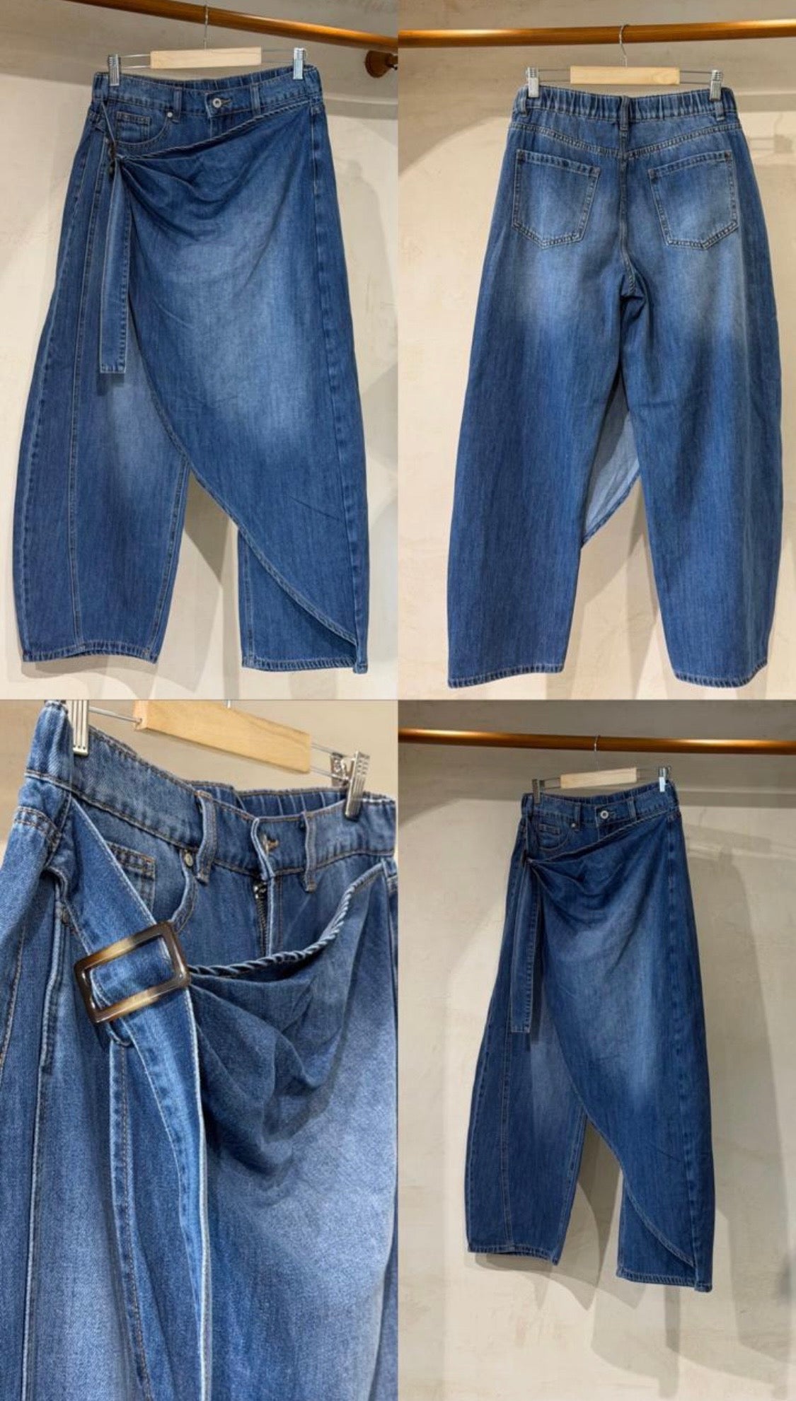 2613 Made In Italy Barrel With Wrap Skirt