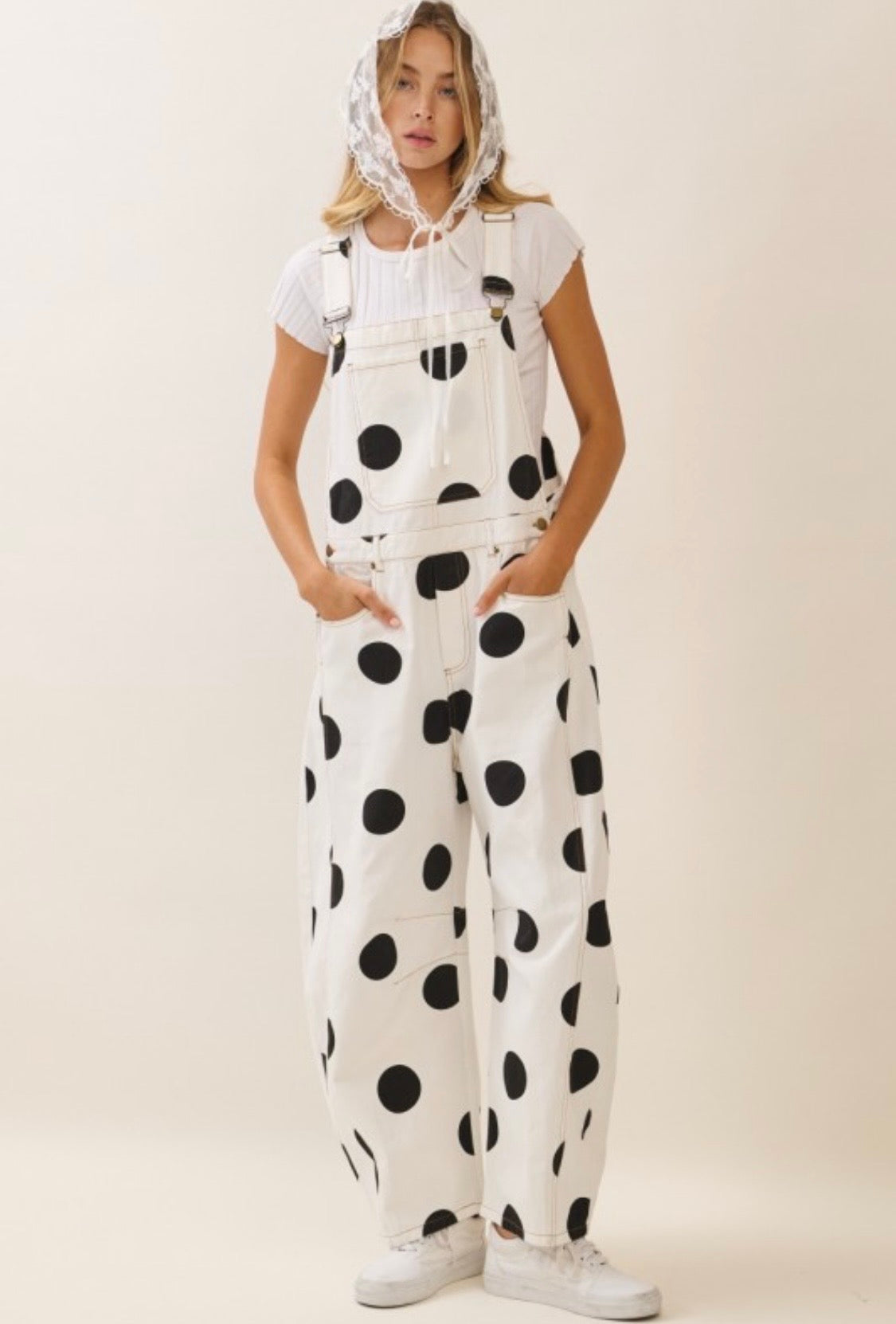 2557 Big Polka Dots Overall