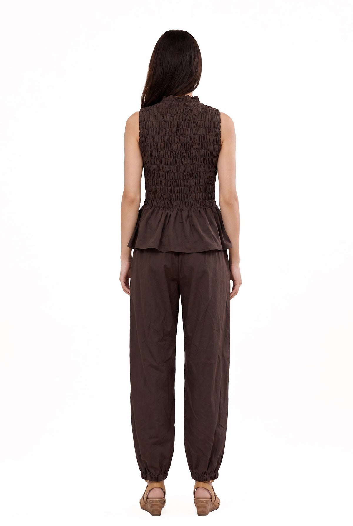 2731 Peplum & Alladin Pant Set
