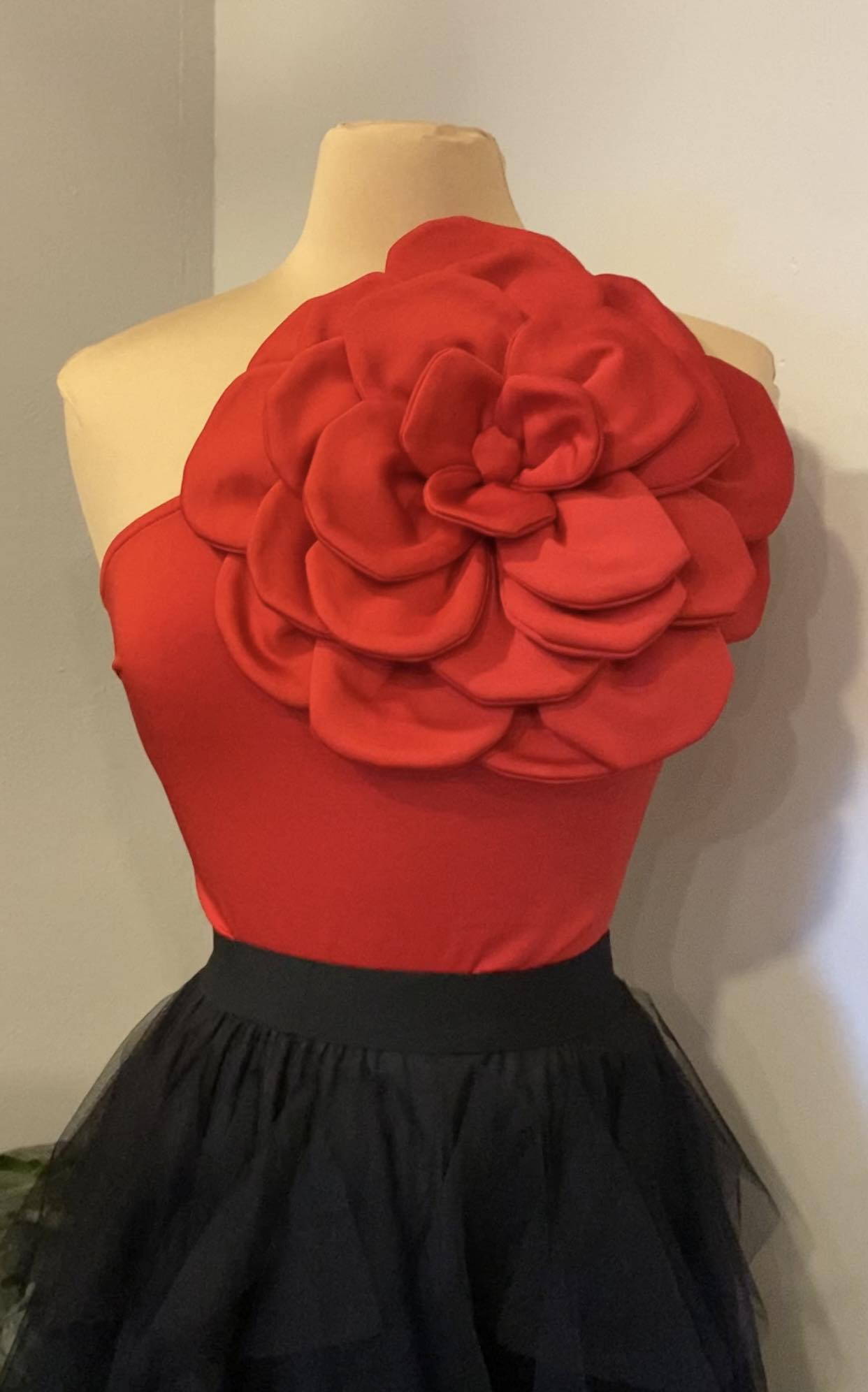 1025 Big Flower Bodysuit
