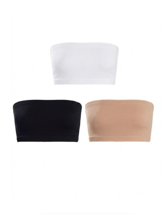 1044 Basic Ribbed Tube Top