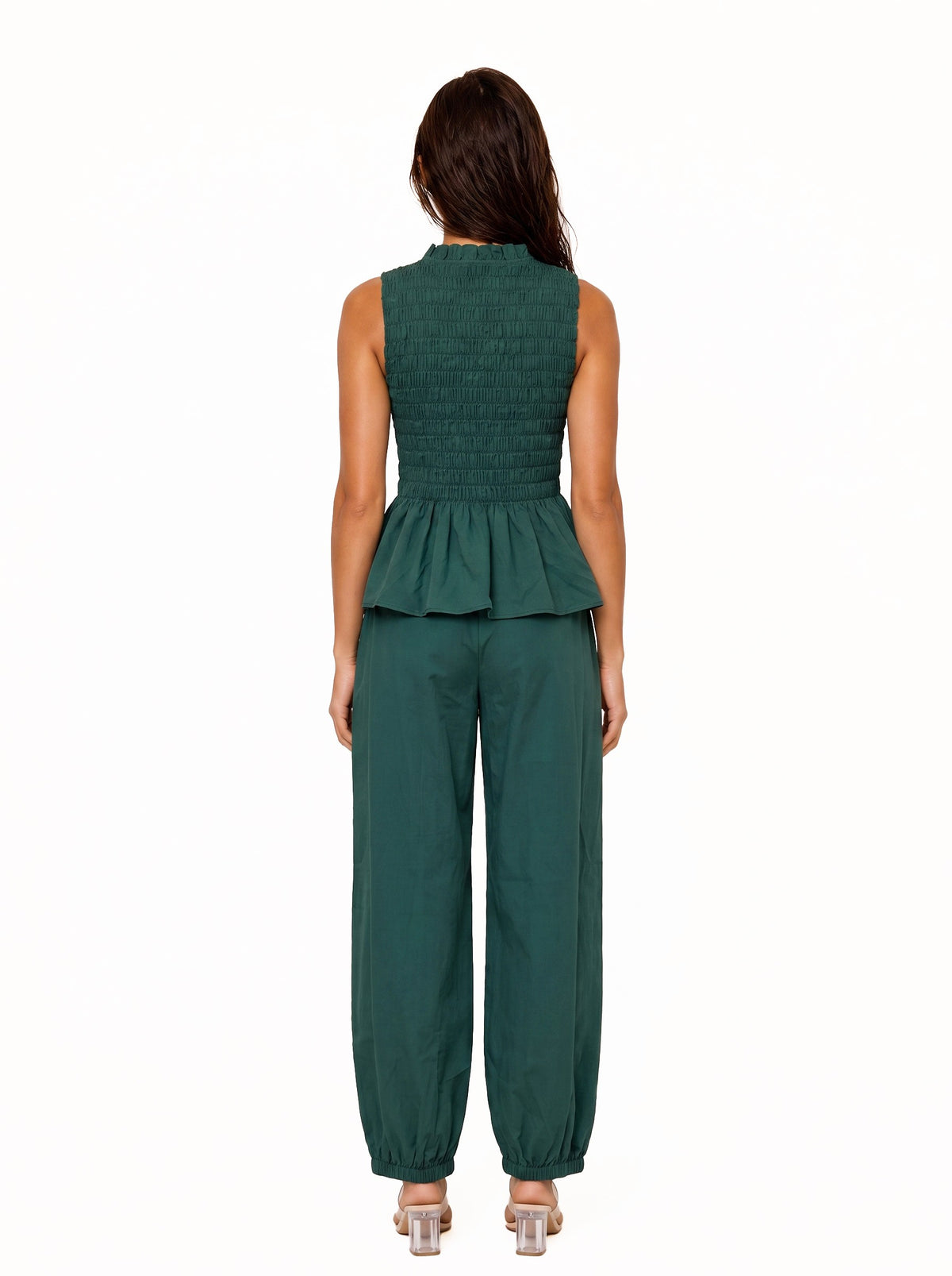 2731 Peplum & Alladin Pant Set