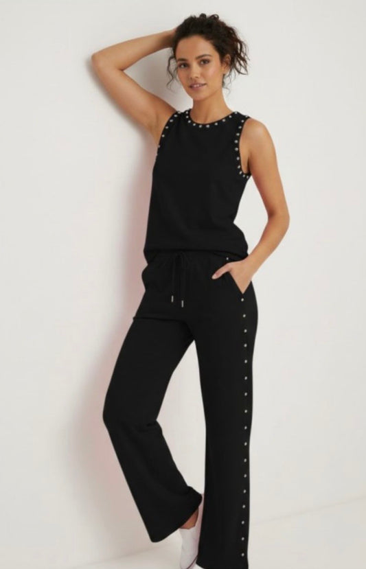 2295 Black Studded Travel Set