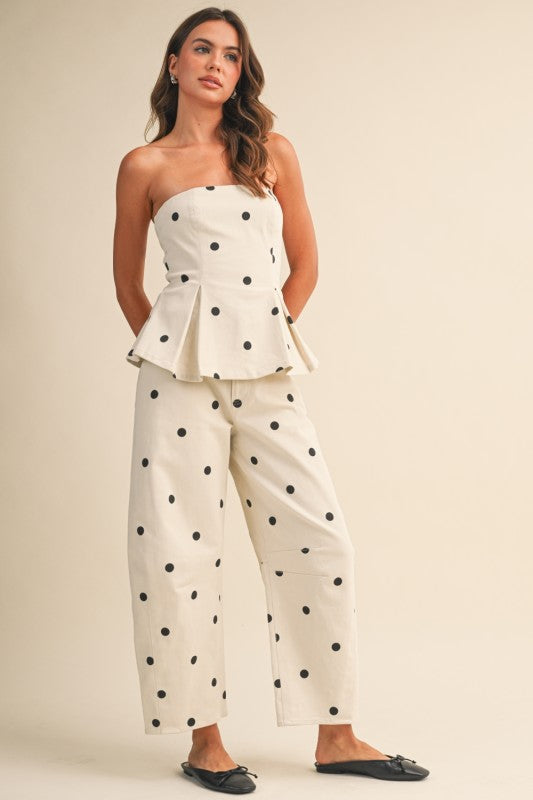2410 Polka Dots Barrel Set