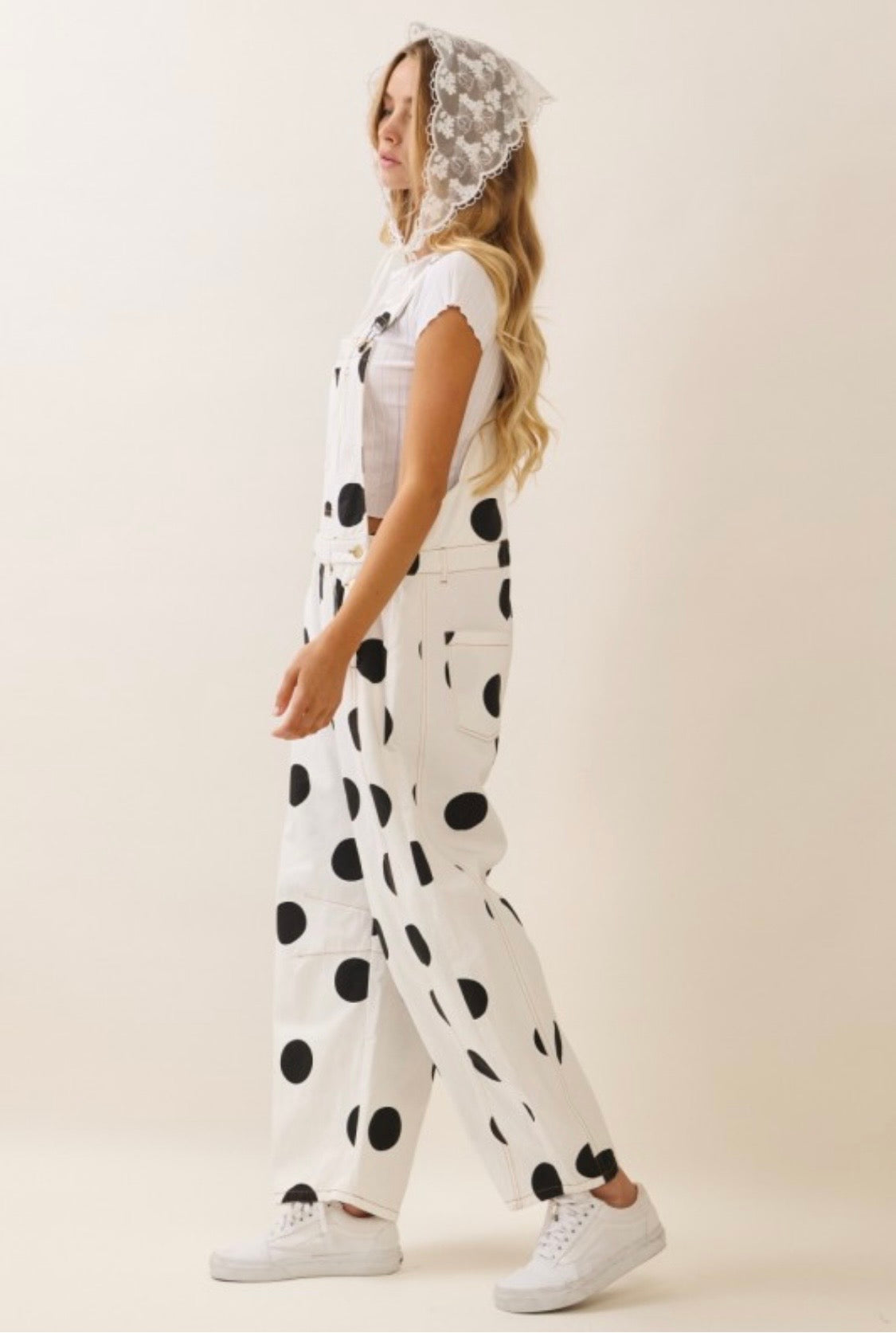 2557 Big Polka Dots Overall