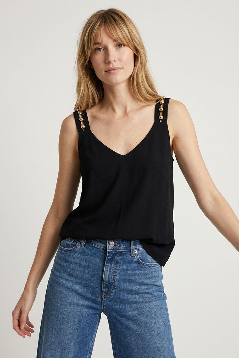 2624 Studded Strap Tank Top