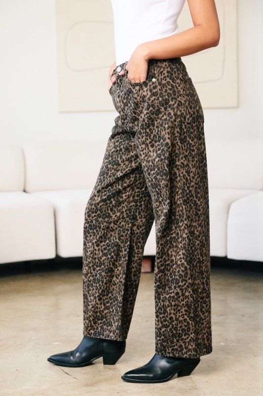 1864 Leopard Barrel Pant