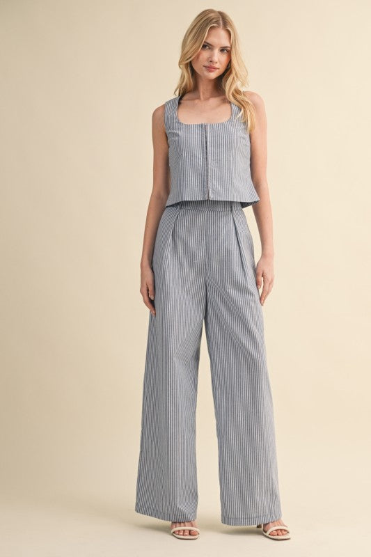 2292 Striped Pant Set