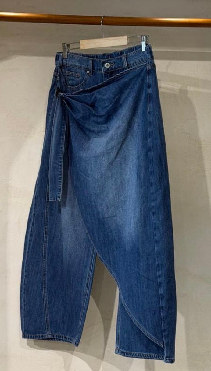 2613 Made In Italy Barrel With Wrap Skirt