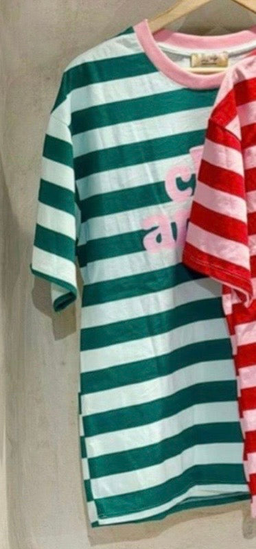 21620 Onesize Italian Striped T-Shirt