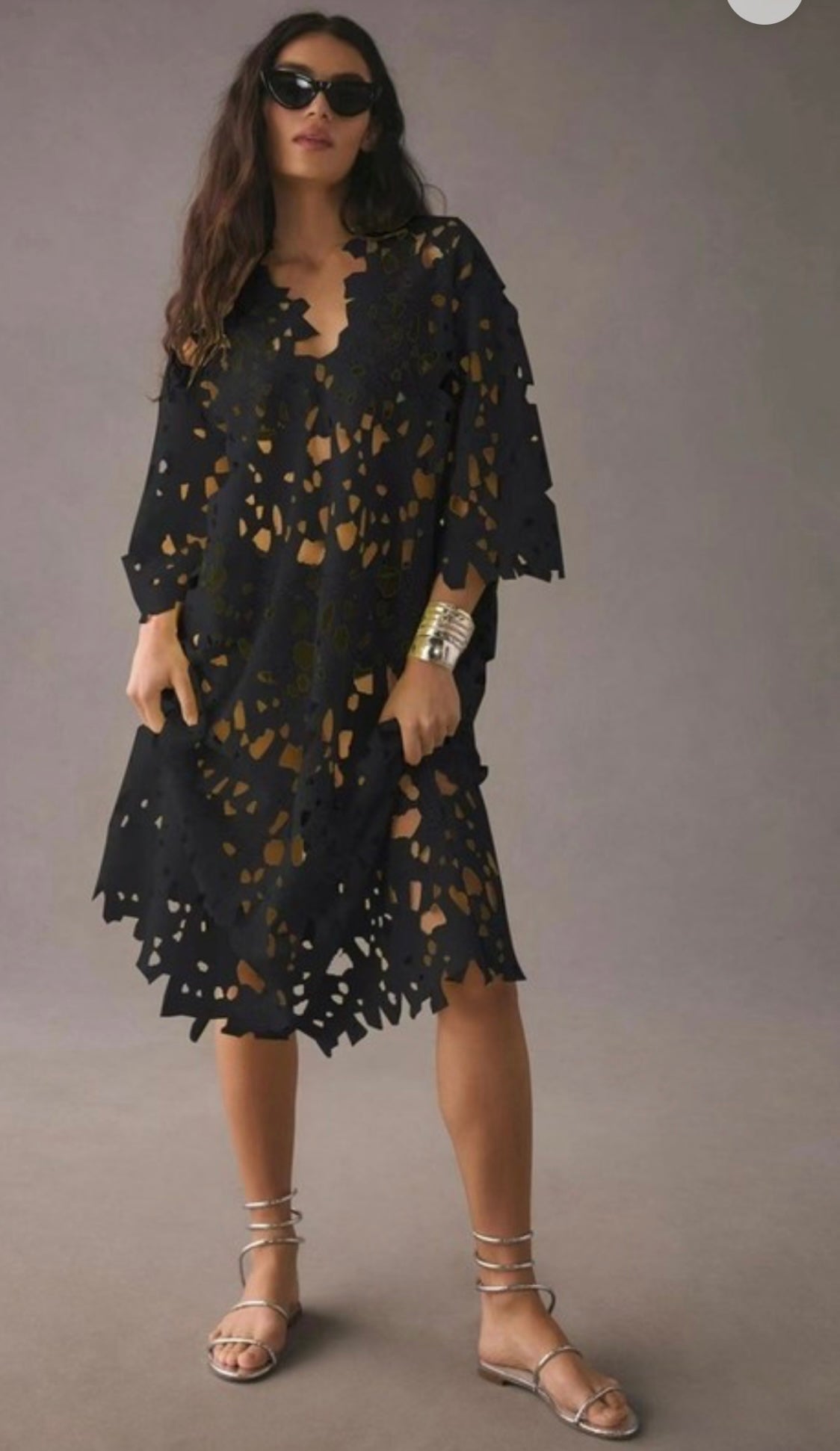 1394 Onesize Guipure Cover Up
