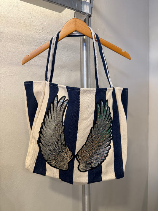 1550 Striped Wings Bag