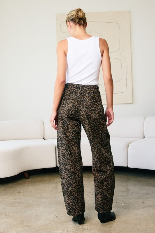 1864 Leopard Barrel Pant