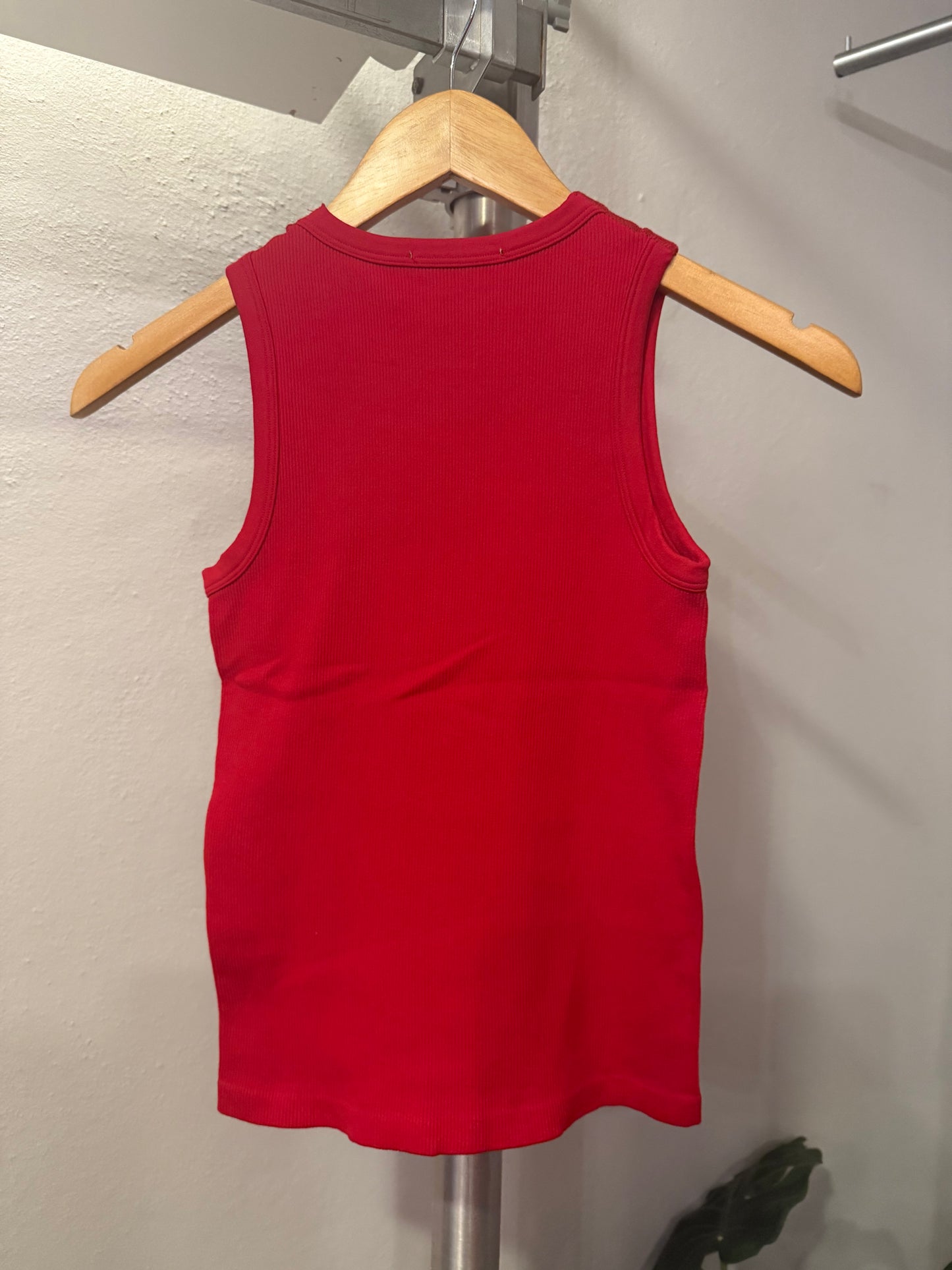 Red Basic Onesize Tank Top