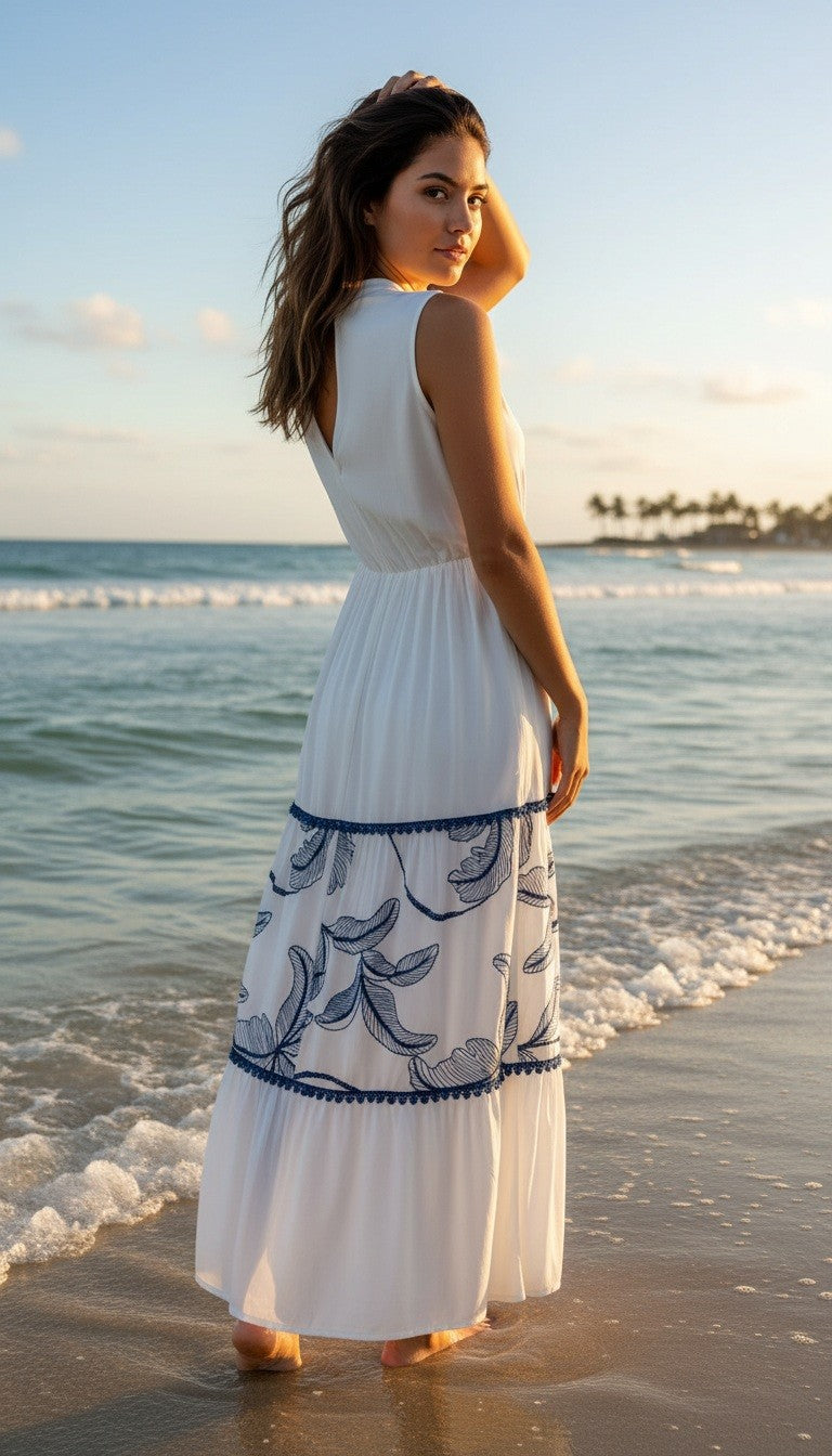 2433 Maxi Floral Dress