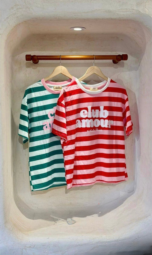21620 Onesize Italian Striped T-Shirt
