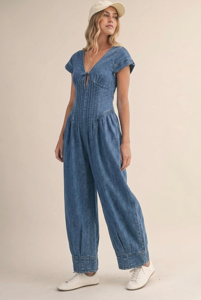 2446 Denim Jumpsuit