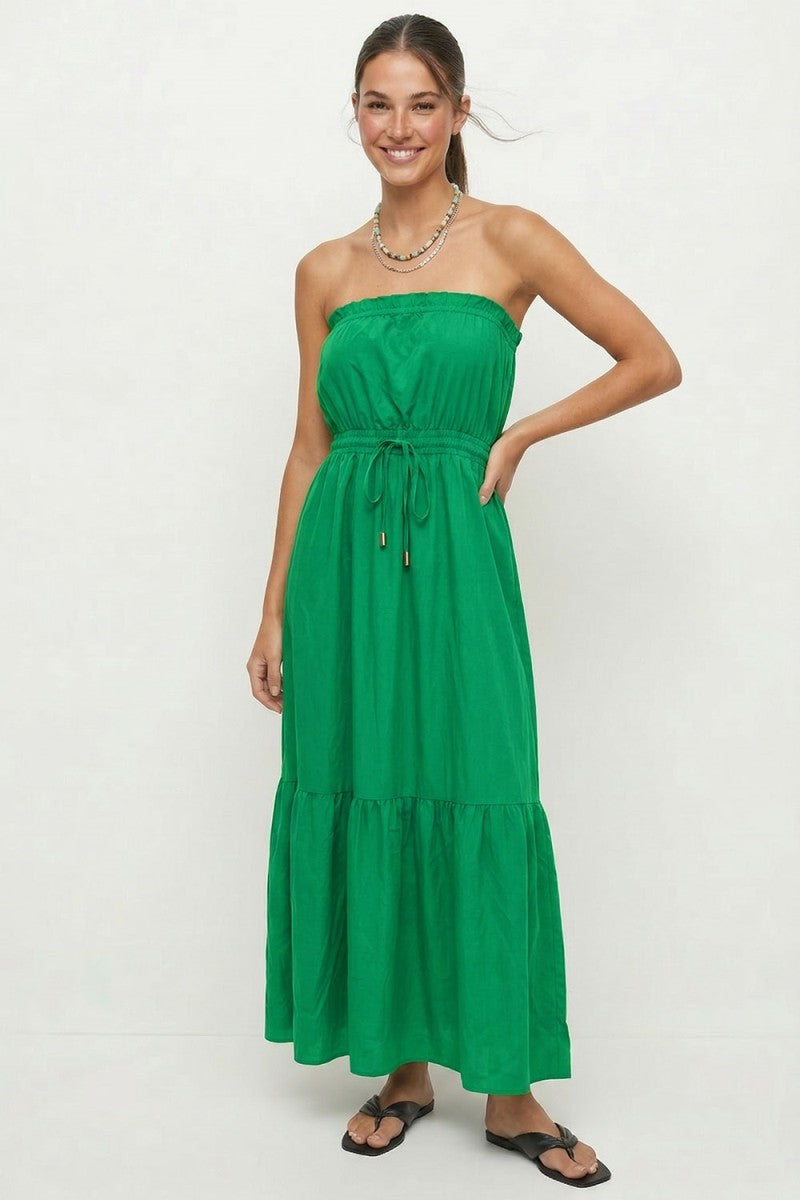 2540 Strapless Midi Dress