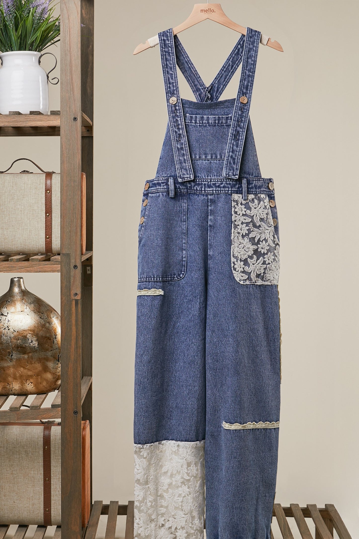 2422 Overall Crochet Jumpsuit