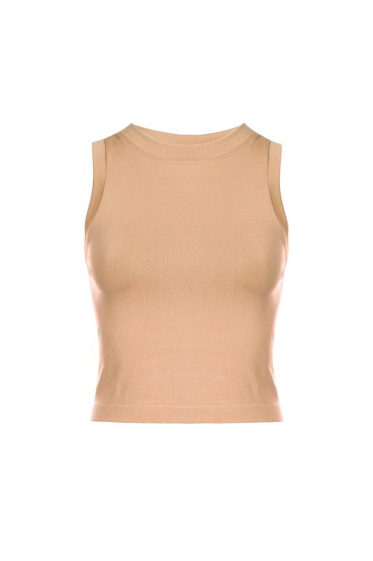 Basic Sleeveless Crop Top