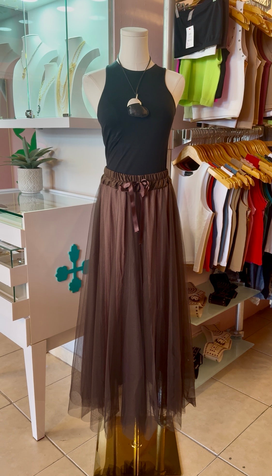 1754 Italian Onesize Tull Skirt