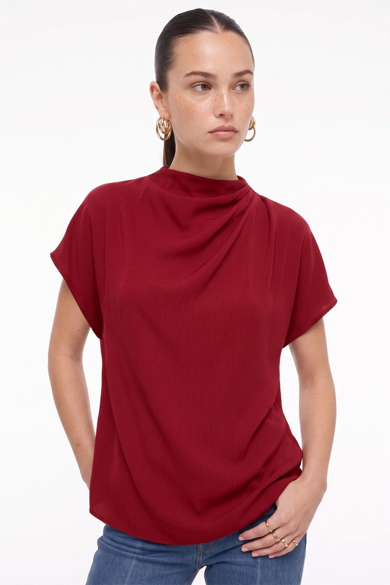 2773 Mock Neck Top