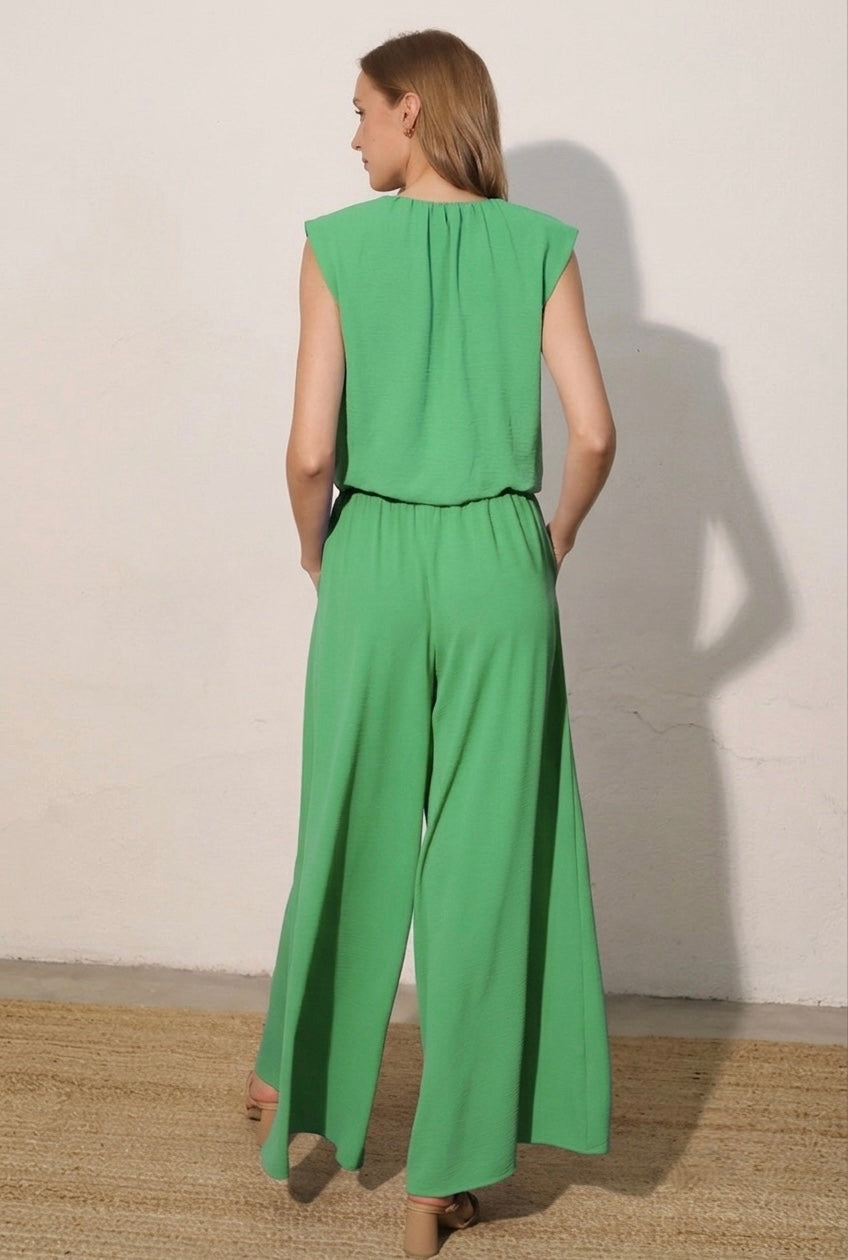 2527 Green Pant Set