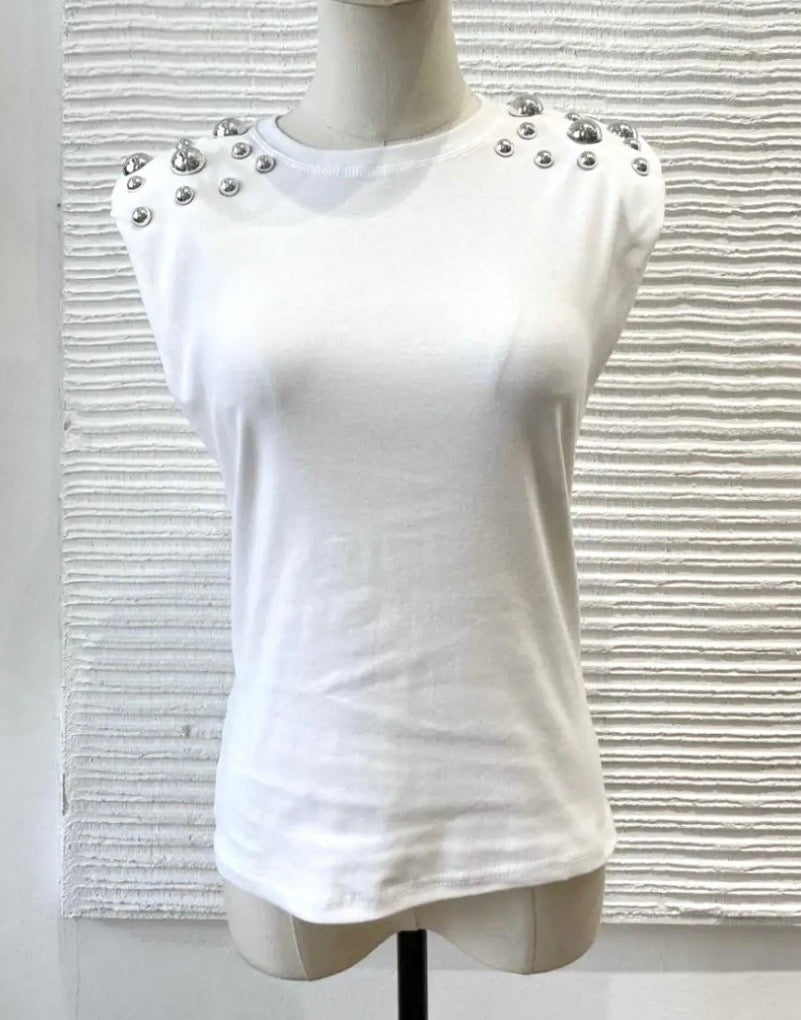 1884 Studded Muscle Tee