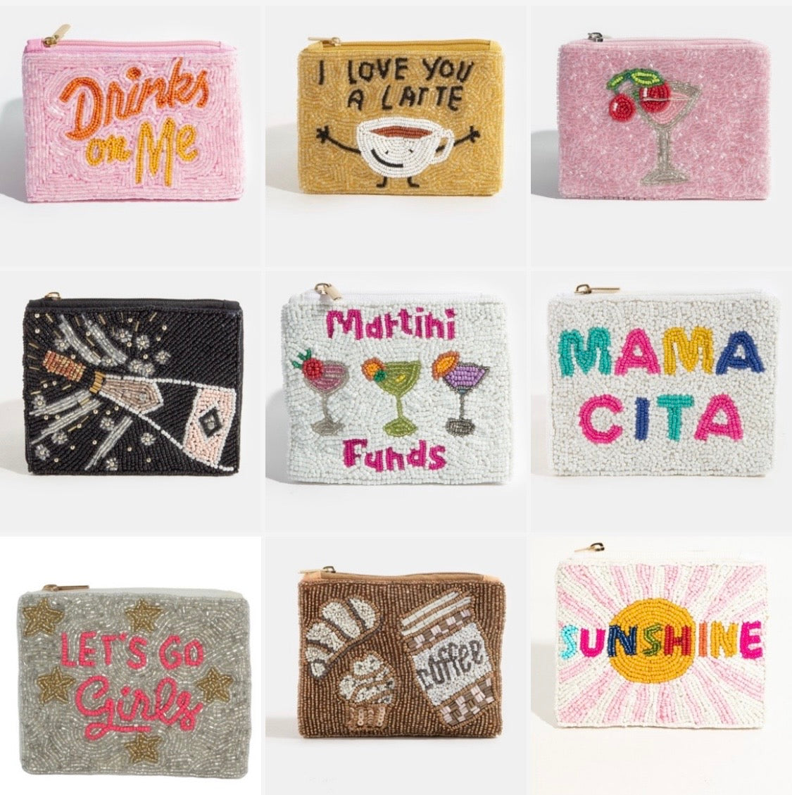 1501 Beaded Coin Purse