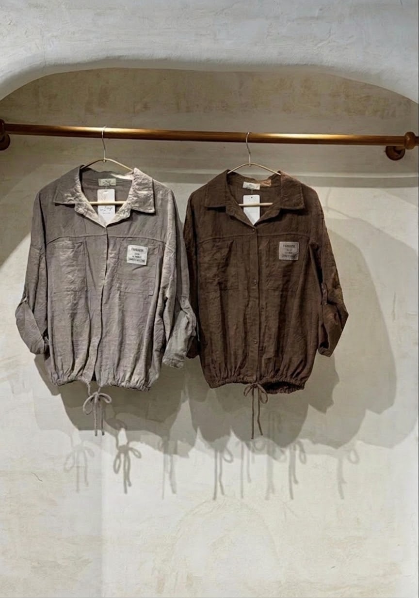 2597 Onesize Made In Italy Bubble Shirt
