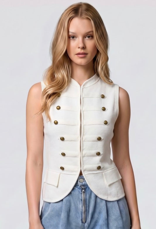 2571 Napoleon Zipper Vest