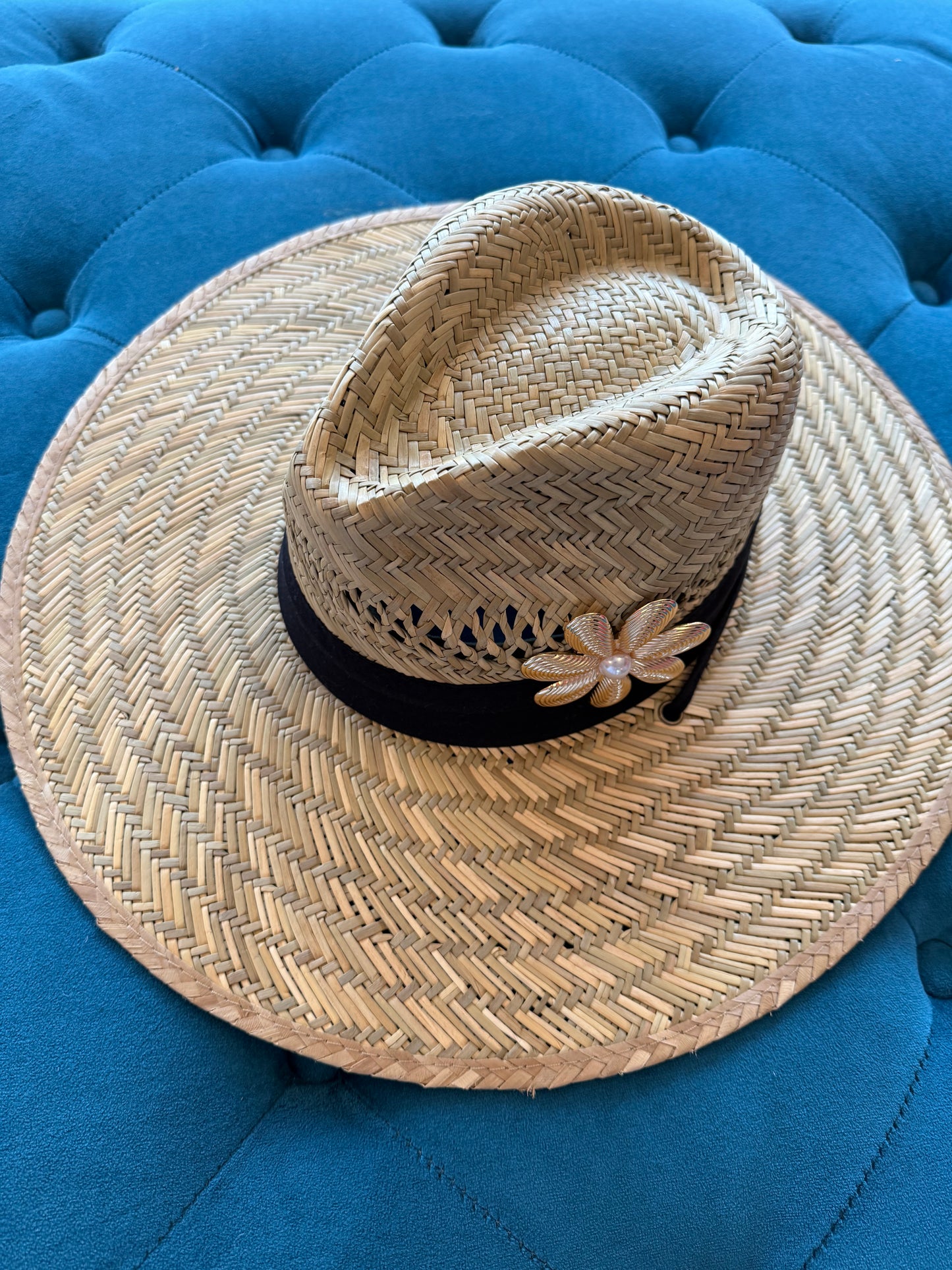 2520 Flower Straw Hat