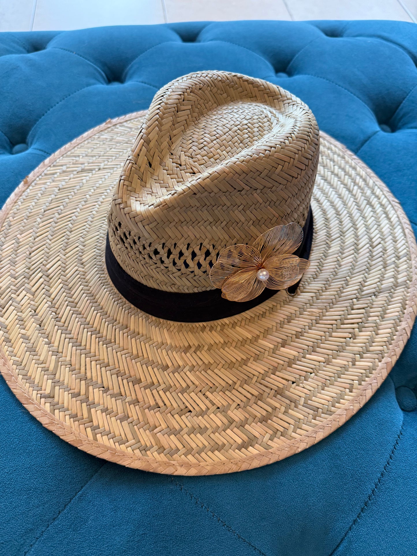 2520 Flower Straw Hat