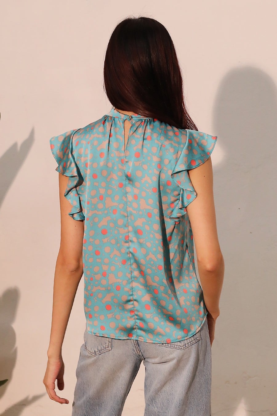 2361 Printed Midi Skirt Set, Do Not Wrinkle