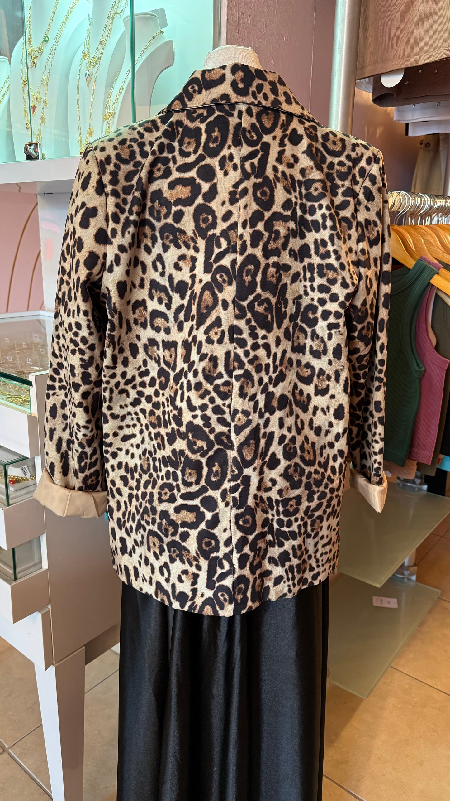 Italian Onesize Animal Print Blazer