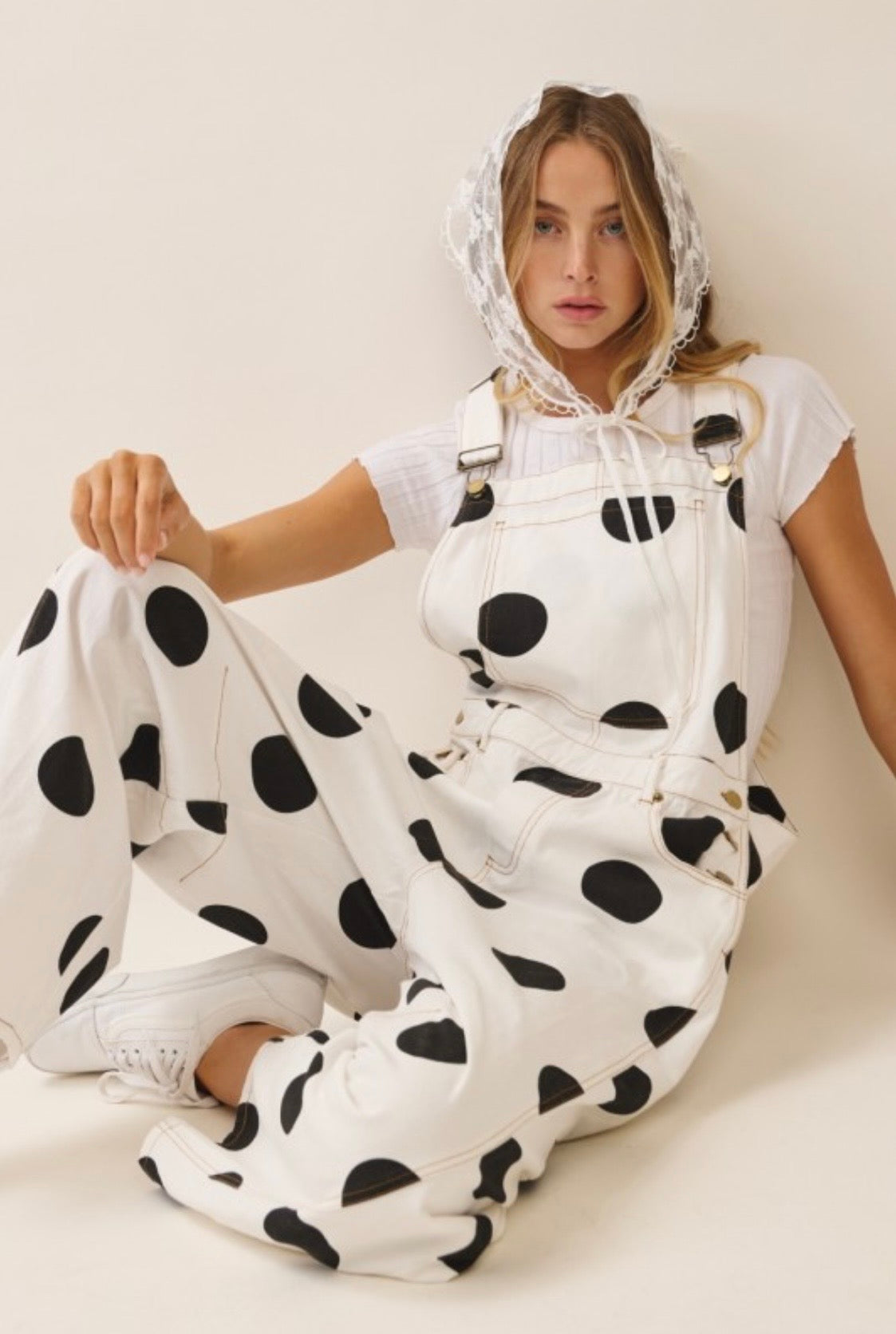 2557 Big Polka Dots Overall