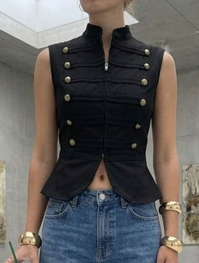 2564 Napoleon Denim Vest